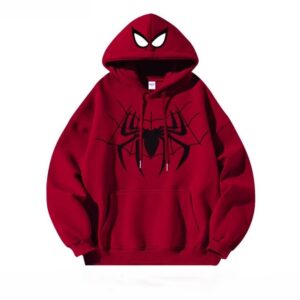 [envio rápido] capuz aranha bordado com zíper branco esportivo de manga longa moda casal de shopee brasil